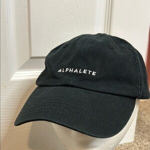 Alphalete Classic Black Hat Dad Cap Athletic Athlete